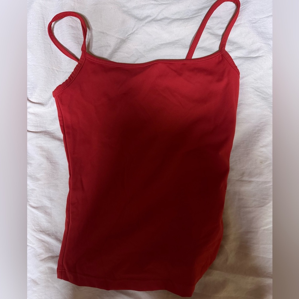 Garage Bold Red Sleek Scoop Women's Camisole Top